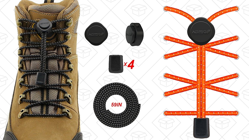No-Tie Shoelaces, $6 with code Q3G6WDSR
